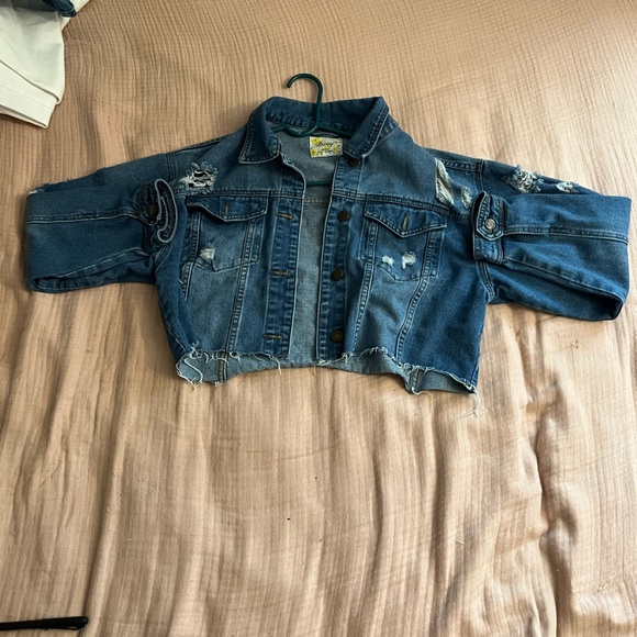 Blue Jean cropped jacket - Picture 1 of 2